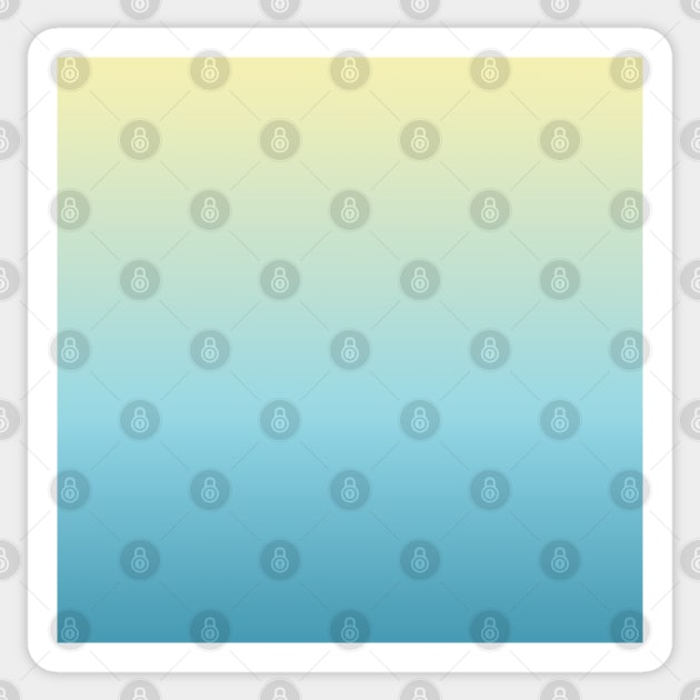 Aqua gradient Sticker by SamridhiVerma18